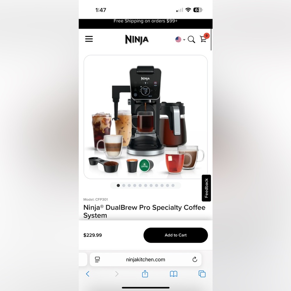 Ninja Dual Brew Pro Coffee Machine